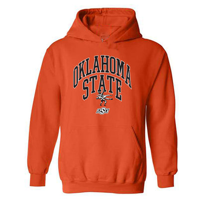 Oklahoma State - NCAA Wrestling : Kolter Burton - Sports Shersey Hooded Sweatshirt-0