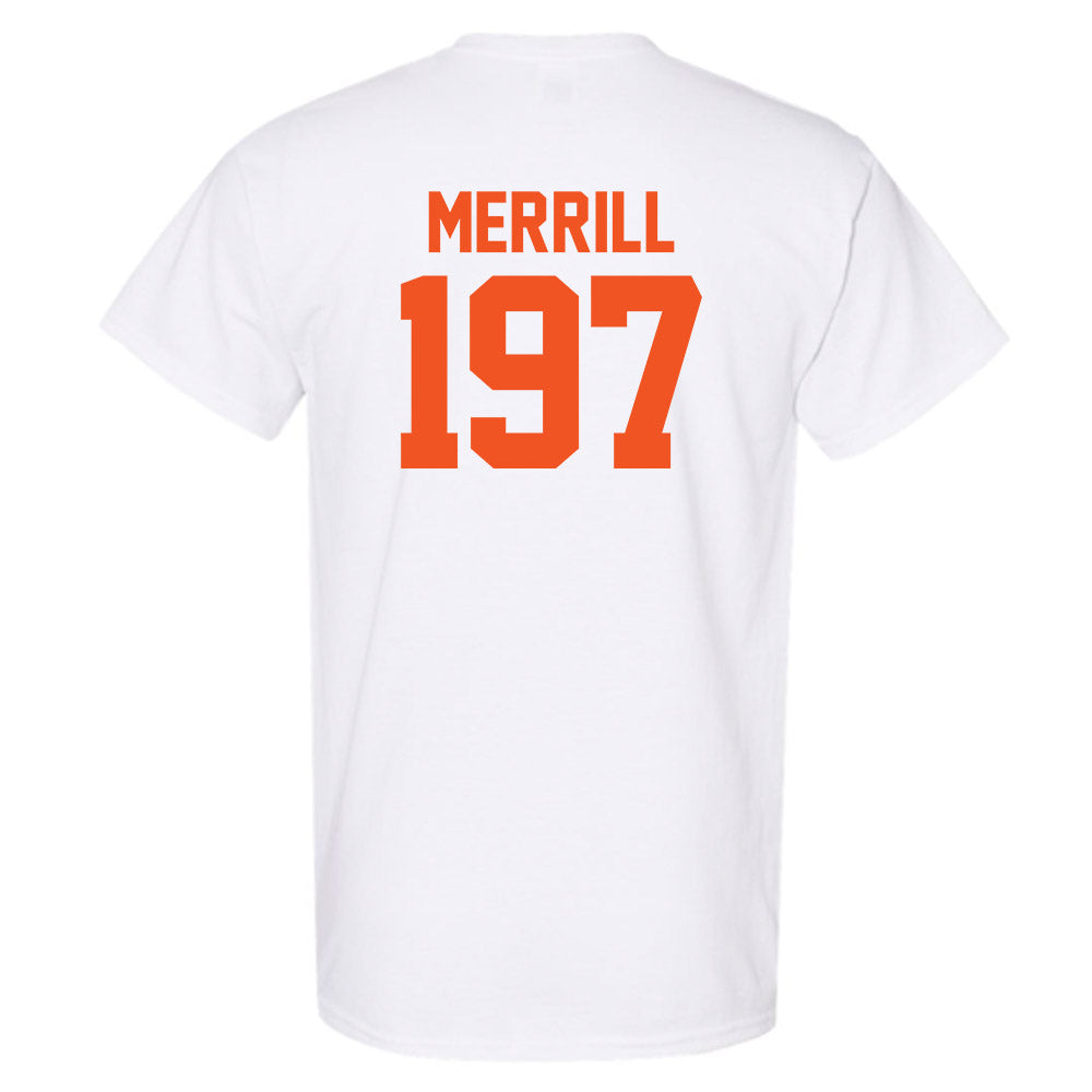 Oklahoma State - NCAA Wrestling : Cody Merrill - Sports Shersey T-Shirt-1