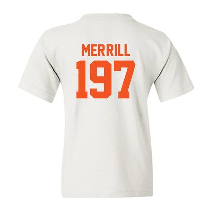 Oklahoma State - NCAA Wrestling : Cody Merrill - Sports Shersey Youth T-Shirt-1