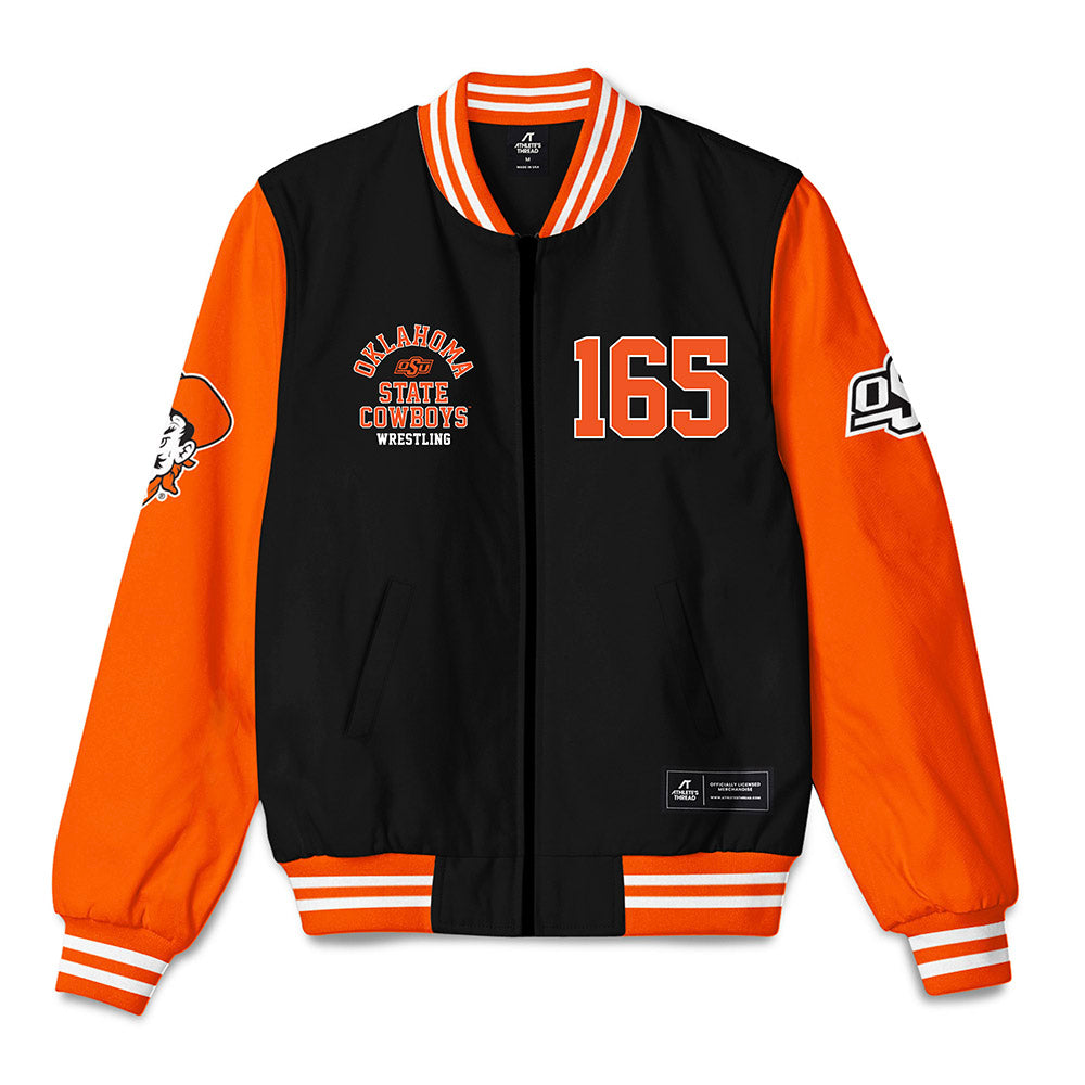 Oklahoma State - NCAA Wrestling : Jaxen Wright - Bomber Jacket