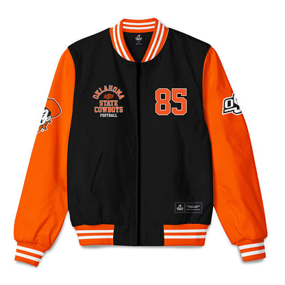 Oklahoma State - NCAA Football : Grayson Brousseau - Bomber Jacket-0