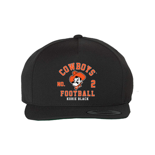 Oklahoma State - NCAA Football : Korie Black - Snapback Cap Snapback Cap