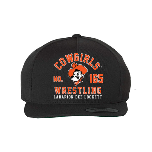 Oklahoma State - NCAA Wrestling : LaDarion Dee Lockett - Snapback Hat-0