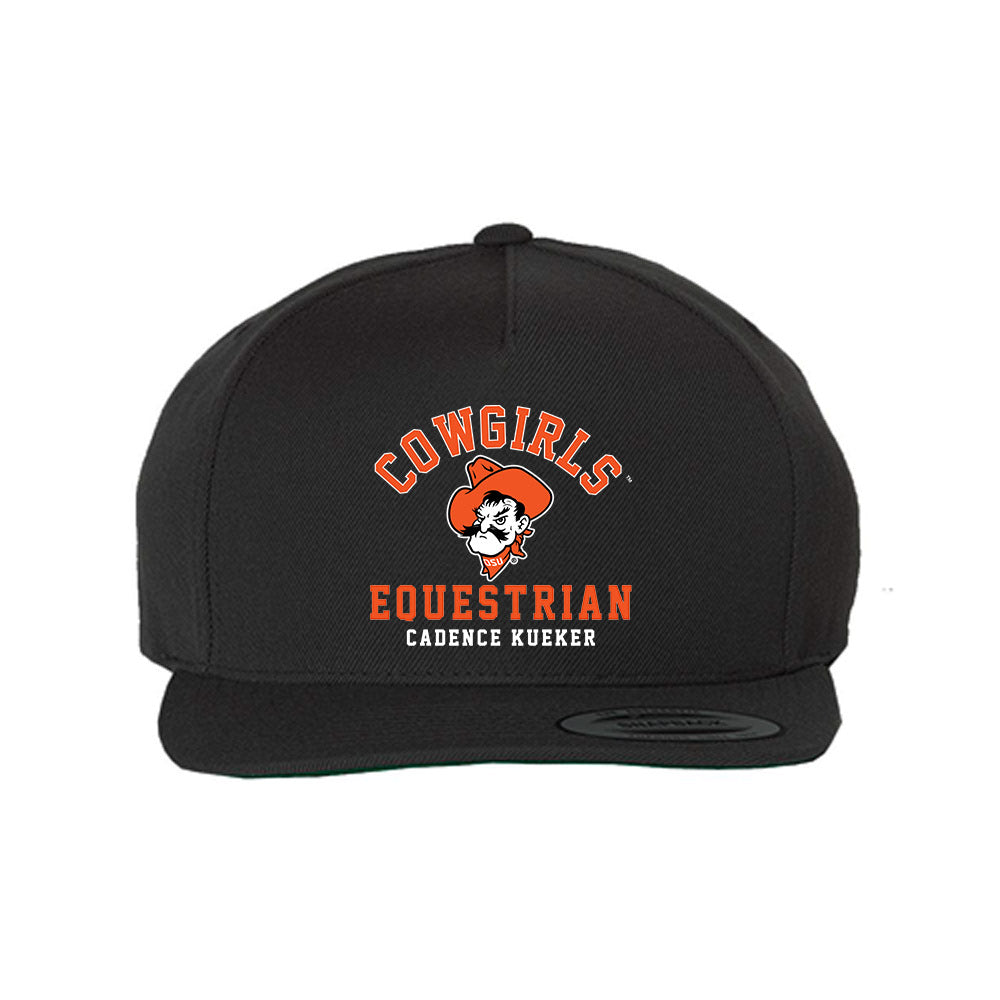 Oklahoma State - NCAA Equestrian : Cadence Kueker - Snapback Cap Snapback Hat