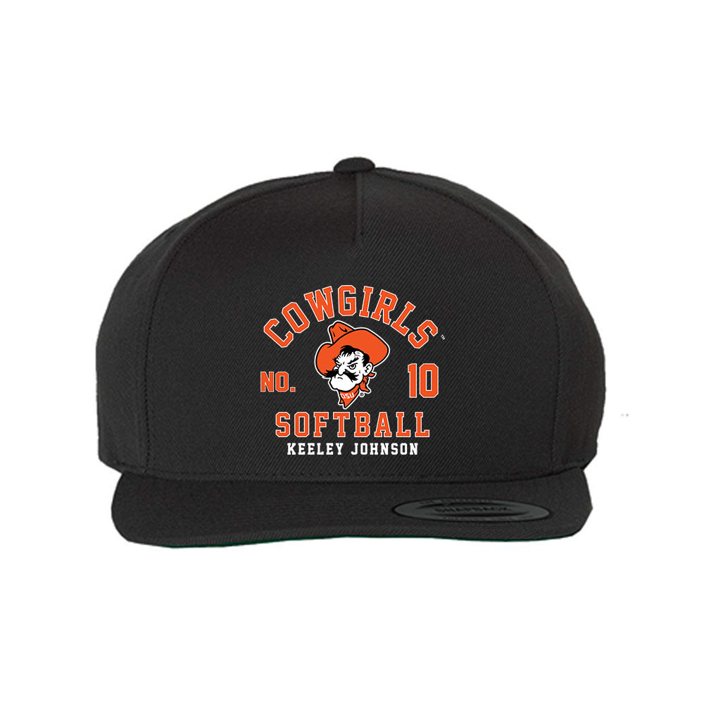 Oklahoma State - NCAA Softball : Keeley Johnson - Snapback Hat