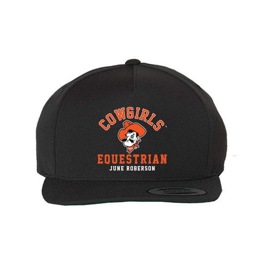 Oklahoma State - NCAA Equestrian : June Roberson - Snapback Cap Snapback Hat