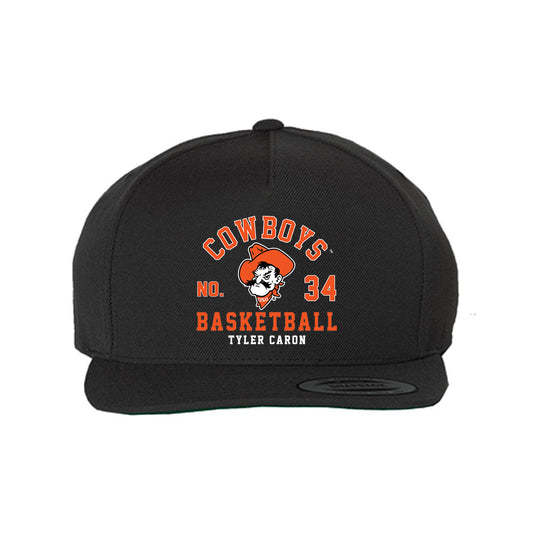 Oklahoma State - NCAA Men's Basketball : Tyler Caron - Snapback Hat