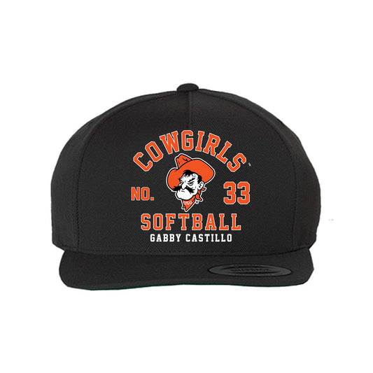 Oklahoma State - NCAA Softball : Gabby Castillo - Snapback Hat-0