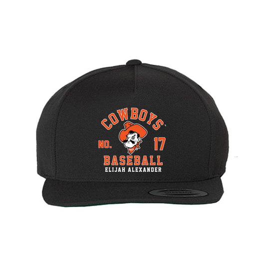 Oklahoma State - NCAA Baseball : Elijah Alexander - Snapback Hat