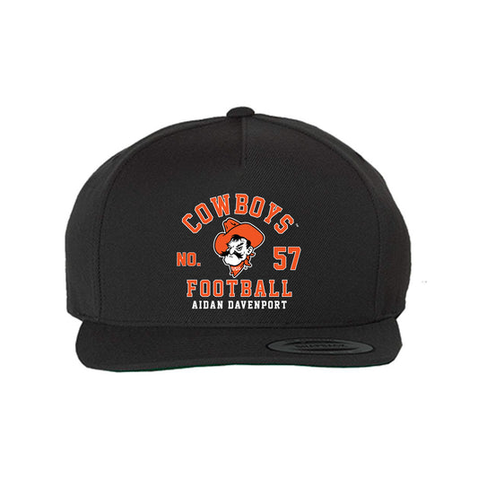 Oklahoma State - NCAA Football : Aidan Davenport - Snapback Hat