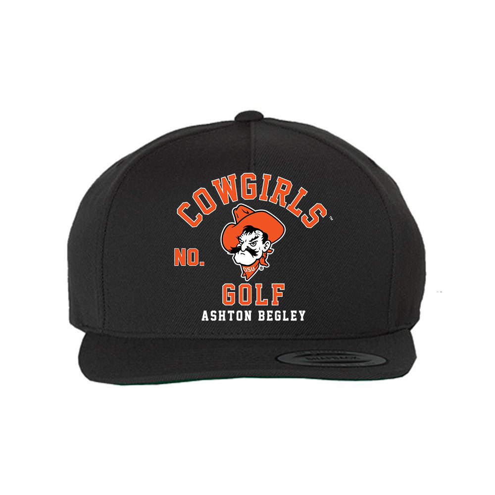 Oklahoma State - NCAA Women's Golf : Ashton Begley - Snapback Hat-0