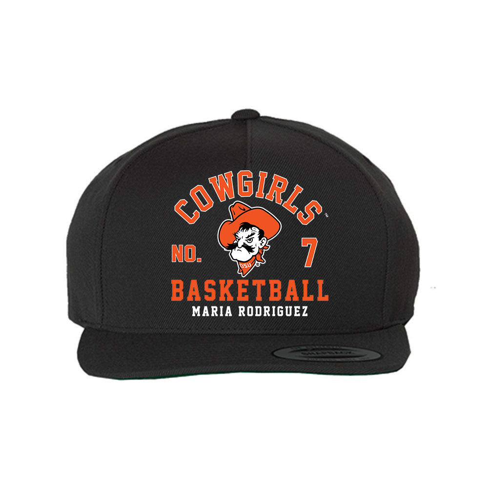 Oklahoma State - NCAA Women's Basketball : Maria Rodriguez - Snapback Hat-0