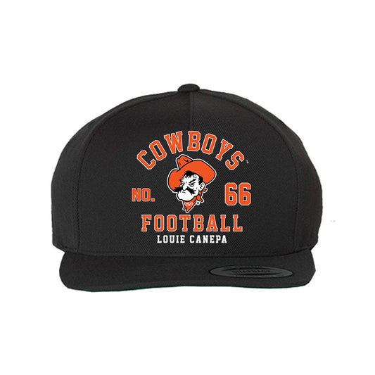 Oklahoma State - NCAA Football : Louie Canepa - Snapback Hat-0