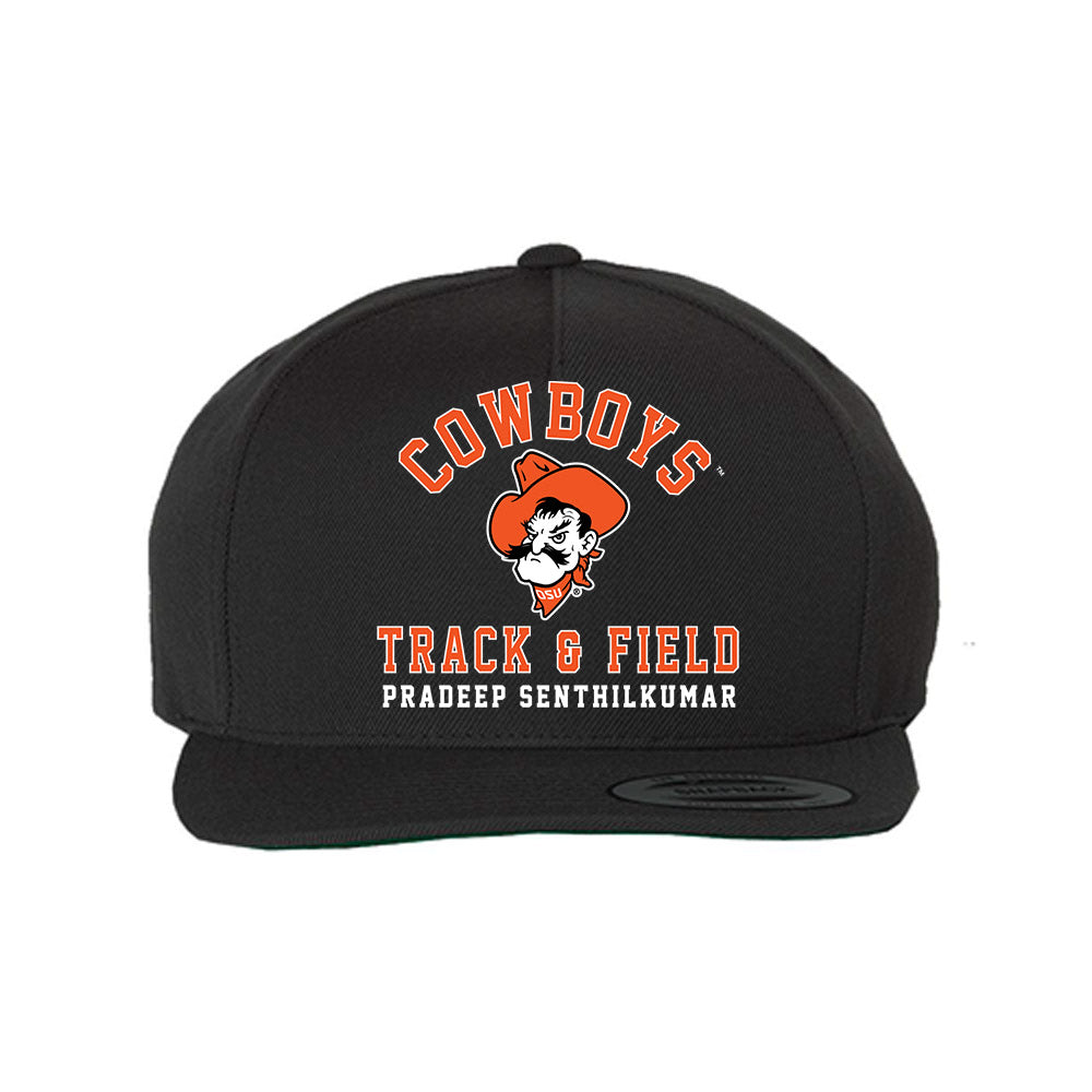Oklahoma State - NCAA Men's Track & Field : Pradeep SenthilKumar - Snapback Hat-0