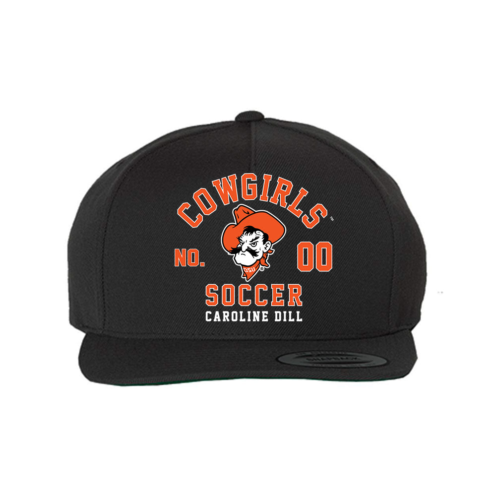 Oklahoma State - NCAA Women's Soccer : Caroline Dill - Snapback Hat-0