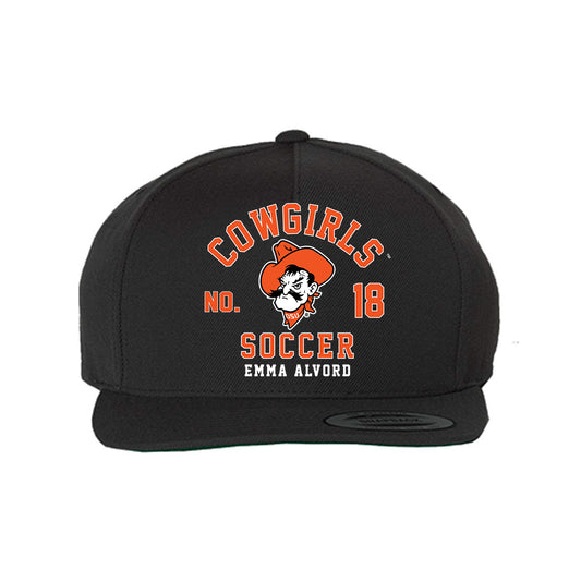 Oklahoma State - NCAA Women's Soccer : Emma Alvord - Snapback Hat-0