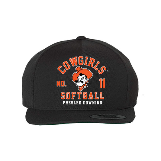 Oklahoma State - NCAA Softball : Preslee Downing - Snapback Hat-0