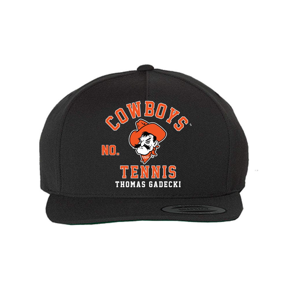 Oklahoma State - NCAA Men's Tennis : Thomas Gadecki - Snapback Hat-0
