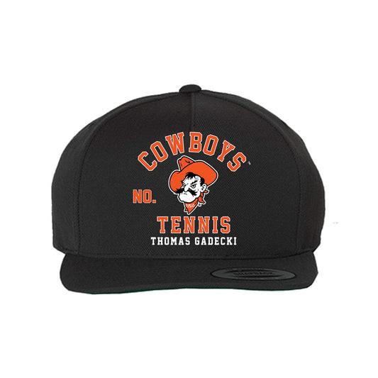 Oklahoma State - NCAA Men's Tennis : Thomas Gadecki - Snapback Hat-0