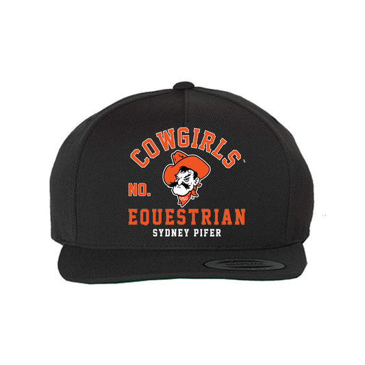 Oklahoma State - NCAA Equestrian : Sydney Pifer - Snapback Hat-0