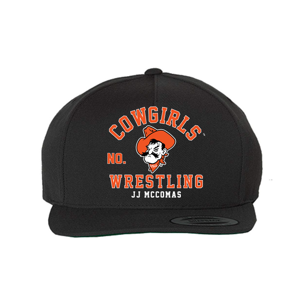 Oklahoma State - NCAA Wrestling : JJ Mccomas - Snapback Hat-0