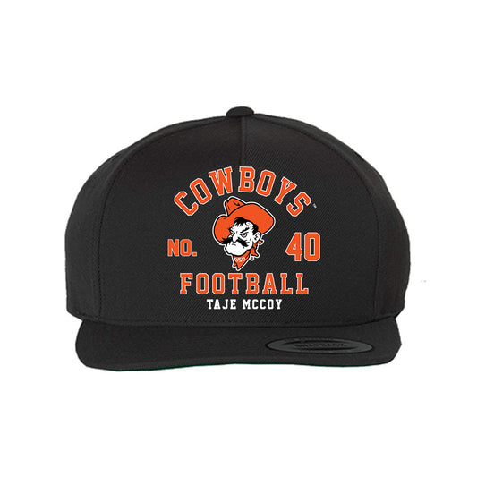 Oklahoma State - NCAA Football : Taje McCoy - Snapback Hat-0