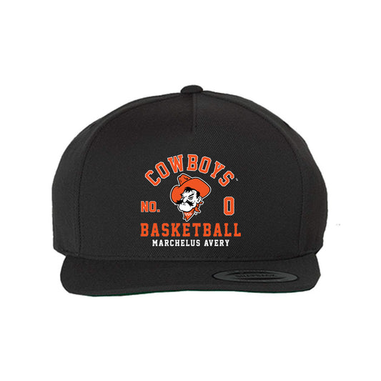 Oklahoma State - NCAA Men's Basketball : Marchelus Avery - Snapback Hat