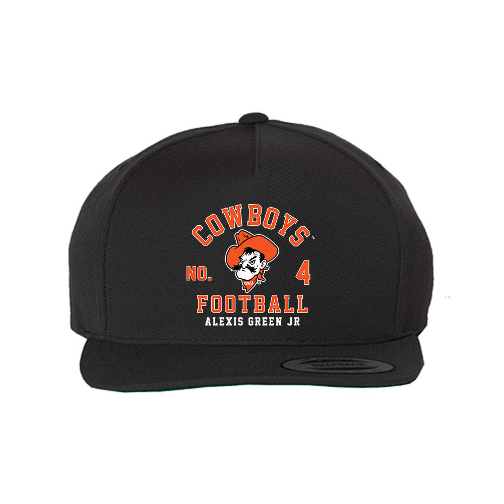 Oklahoma State - NCAA Football : Alexis Green Jr - Snapback Cap Snapback Cap