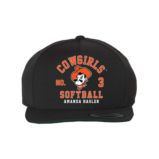 Oklahoma State - NCAA Softball : Amanda Hasler - Snapback Hat-0