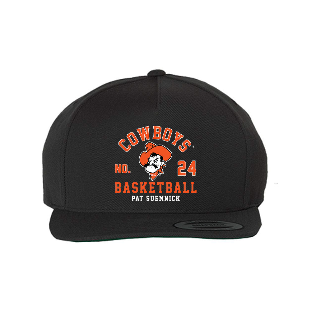 Oklahoma State - NCAA Men's Basketball : Pat Suemnick - Snapback Hat