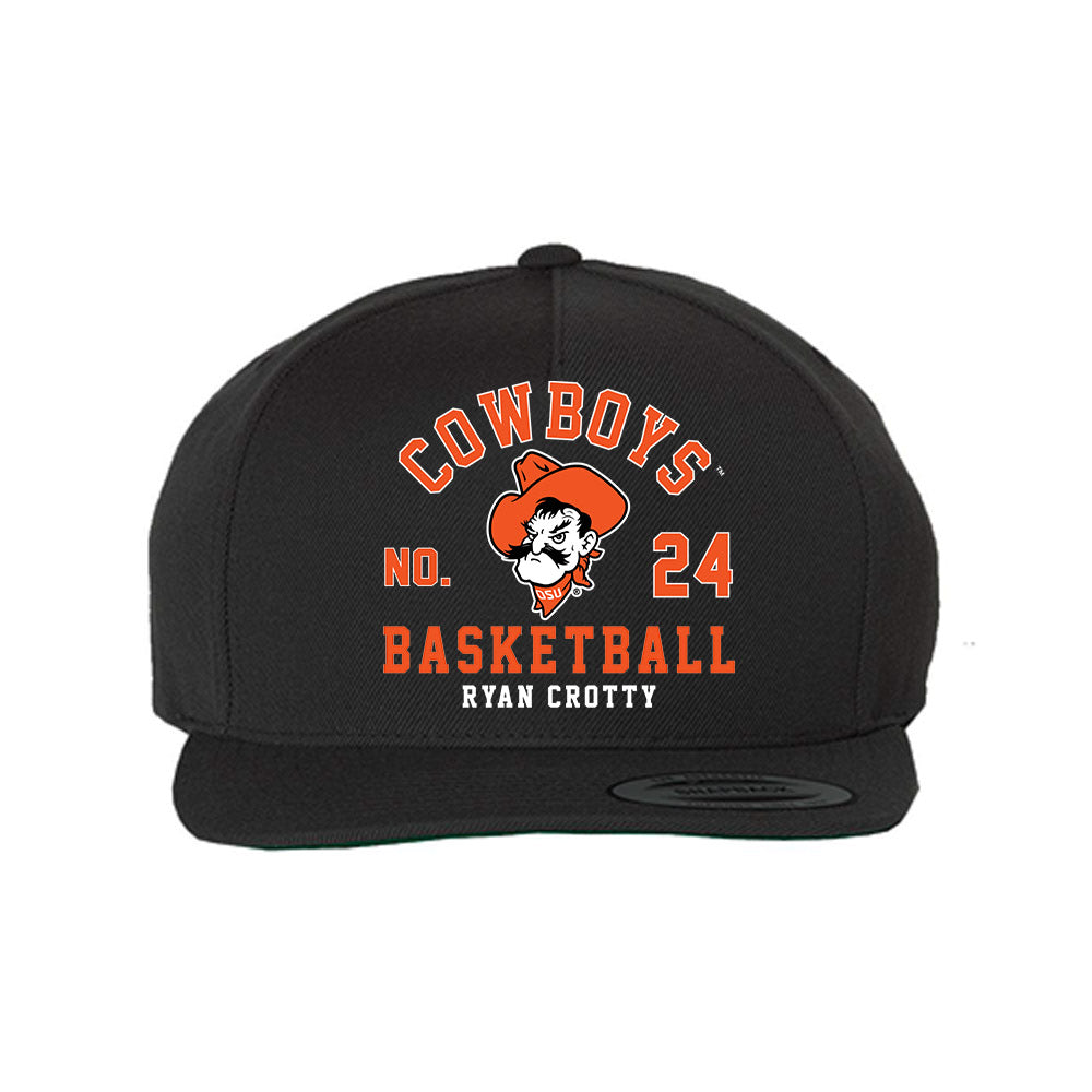 Oklahoma State - NCAA Men's Basketball : Ryan Crotty - Snapback Hat-0