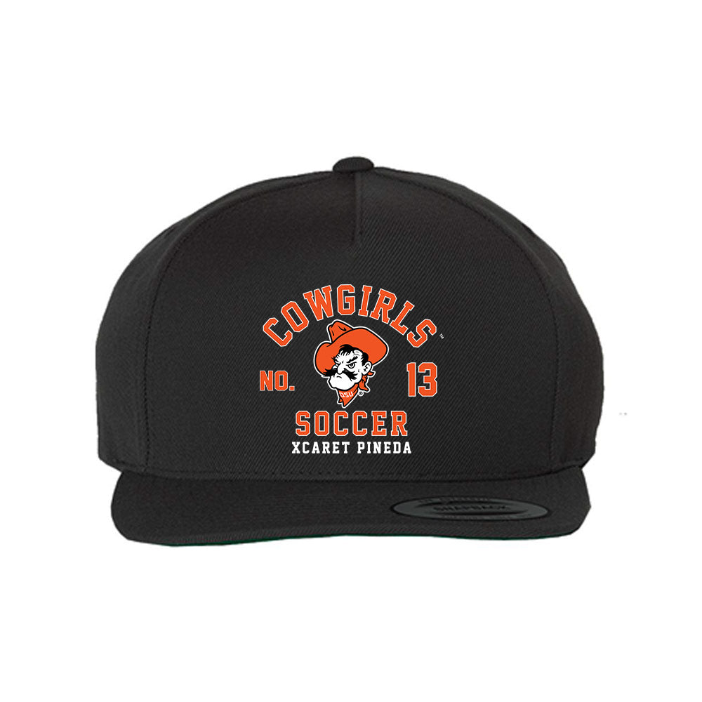 Oklahoma State - NCAA Women's Soccer : Xcaret Pineda - Snapback Hat