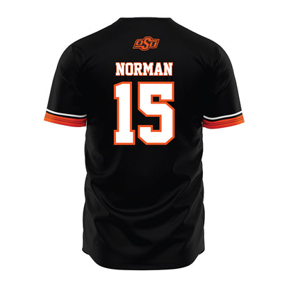 Oklahoma State - NCAA Baseball : Sebastian Norman - Jersey-1