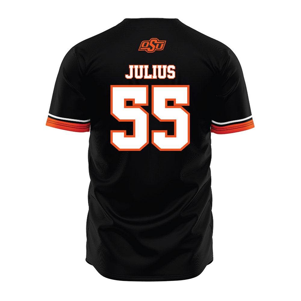 Oklahoma State - NCAA Baseball : Blake Julius - Baseball Jersey