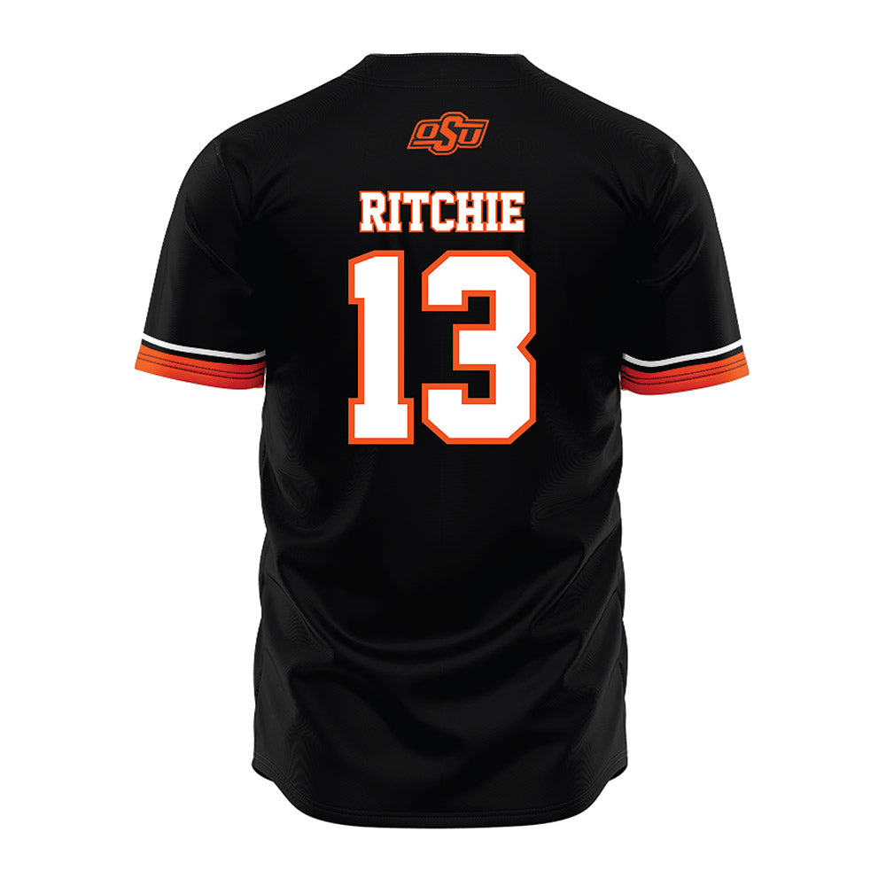 Oklahoma State - NCAA Baseball : Kollin Ritchie - Jersey-1