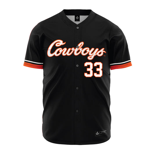 Oklahoma State - NCAA Baseball : Lucas Glendinning - Jersey-0