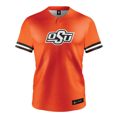 Oklahoma State - NCAA Softball : Claire Timm - Baseball Jersey Orange