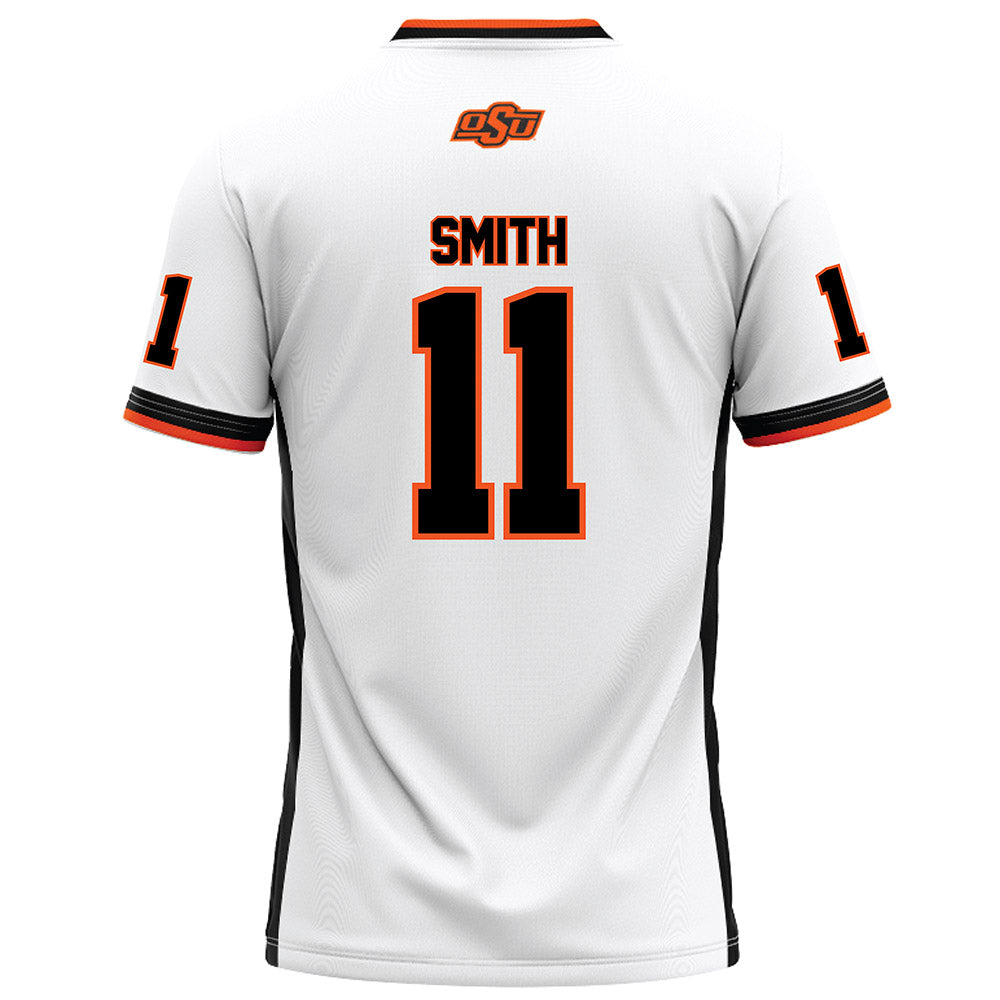 Oklahoma State - NCAA Football : Dylan Smith - White Football Jersey