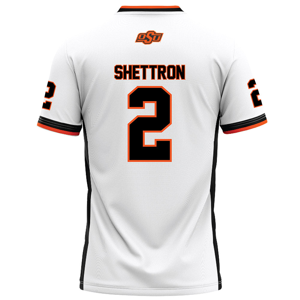 Oklahoma State - NCAA Football : Talyn Shettron - White Football Jersey