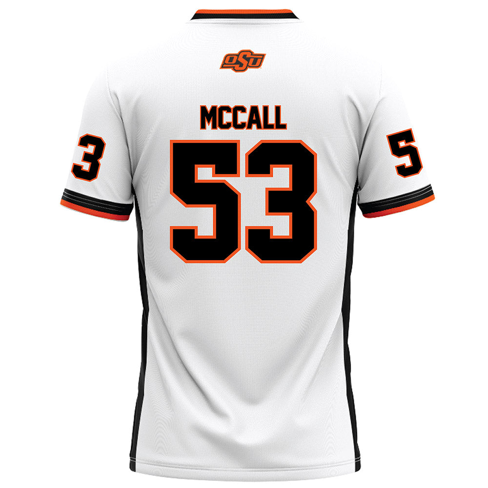 Oklahoma State - NCAA Football : Andrew McCall - White Football Jersey