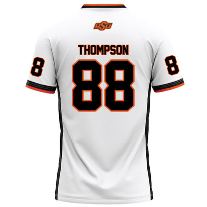 Oklahoma State - NCAA Football : Heston Thompson - White Football Jersey