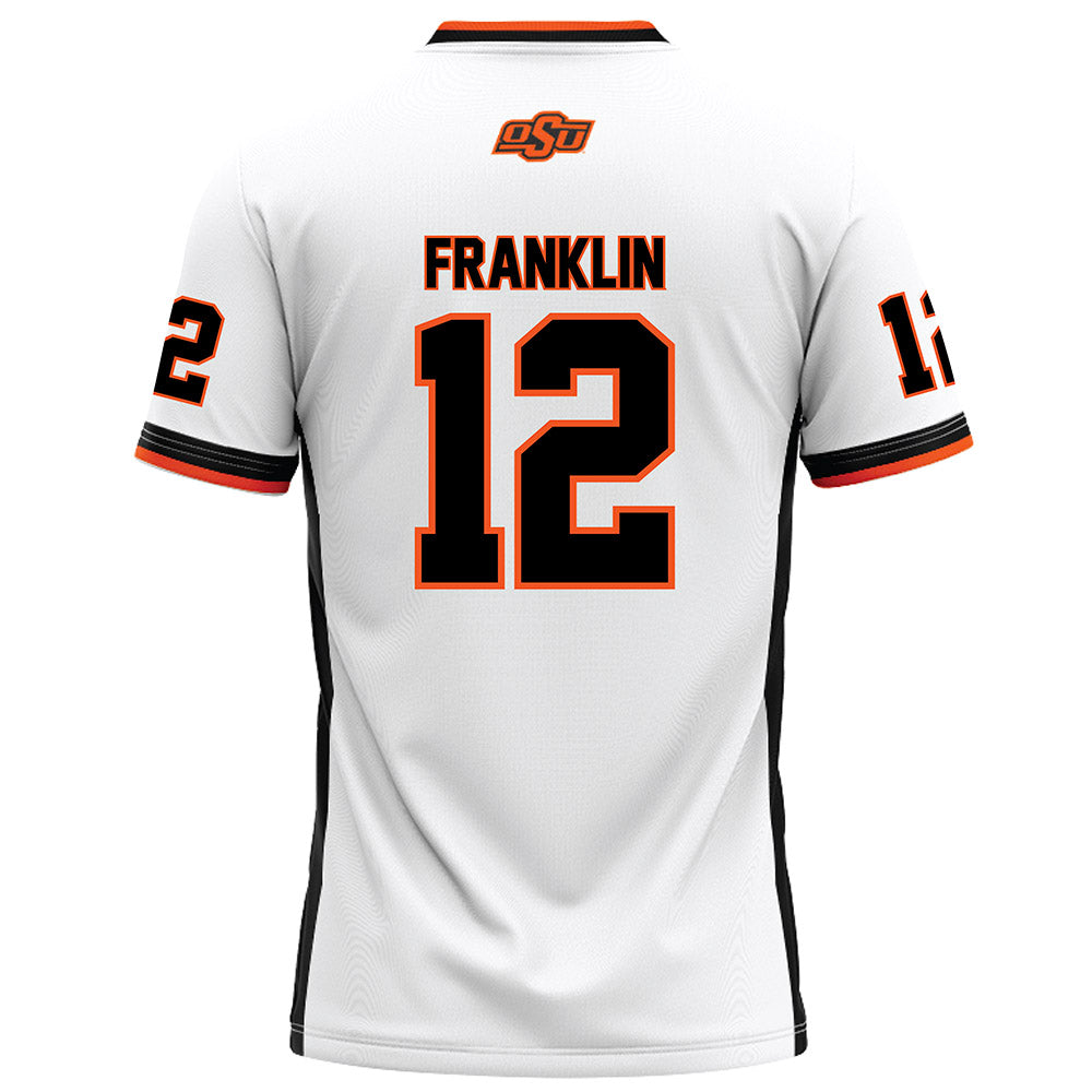 Oklahoma State - NCAA Football : Kamryn Franklin - White Football Jersey