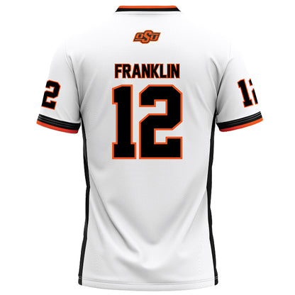 Oklahoma State - NCAA Football : Kamryn Franklin - White Football Jersey