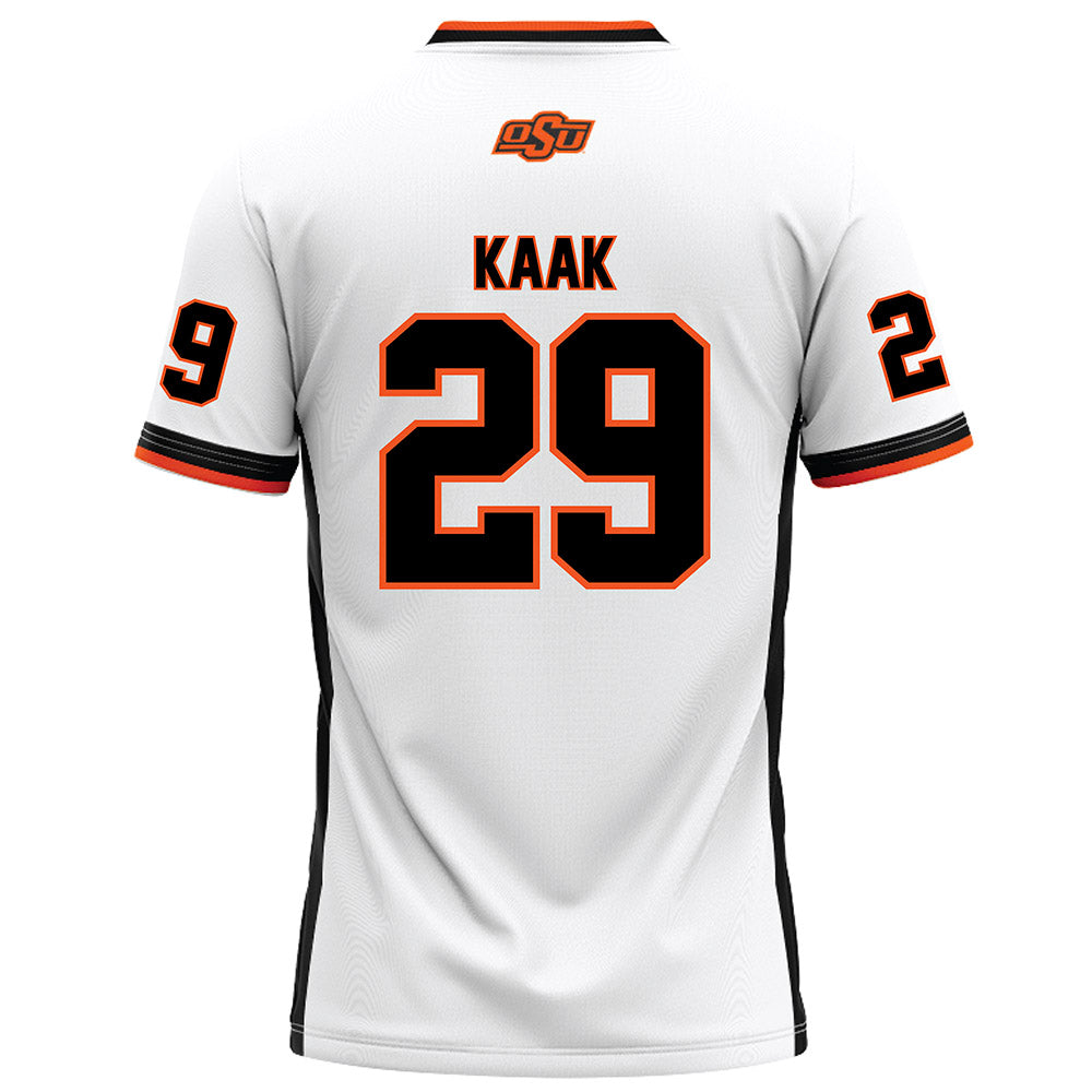 Oklahoma State - NCAA Football : Hudson Kaak - White Football Jersey