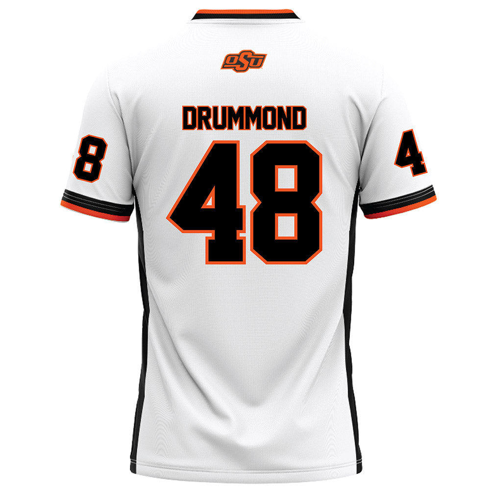 Oklahoma State - NCAA Football : Bryce Drummond - White Football Jersey