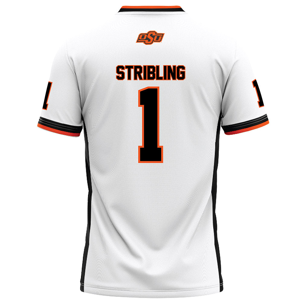 Oklahoma State - NCAA Football : De'zhaun Stribling - White Football Jersey