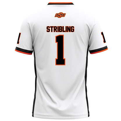 Oklahoma State - NCAA Football : De'zhaun Stribling - White Football Jersey