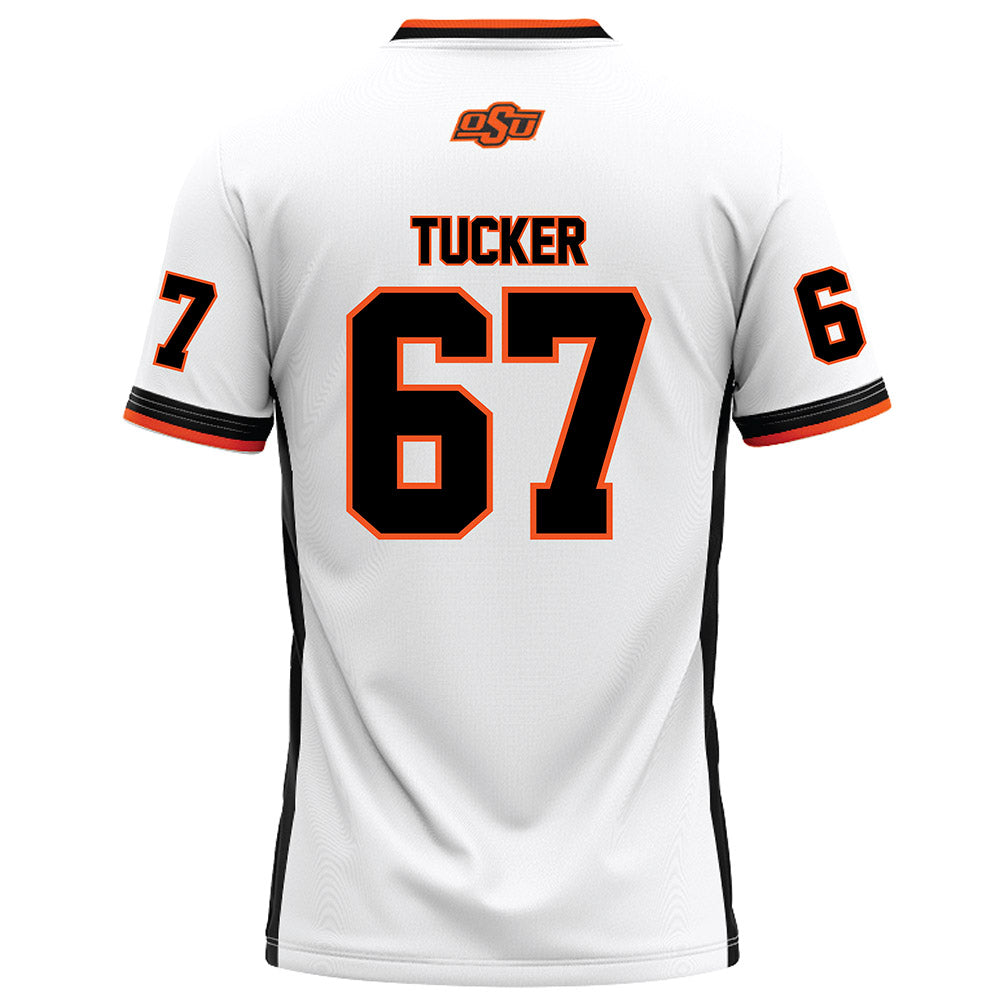 Oklahoma State - NCAA Football : Jaelen Tucker - White Football Jersey