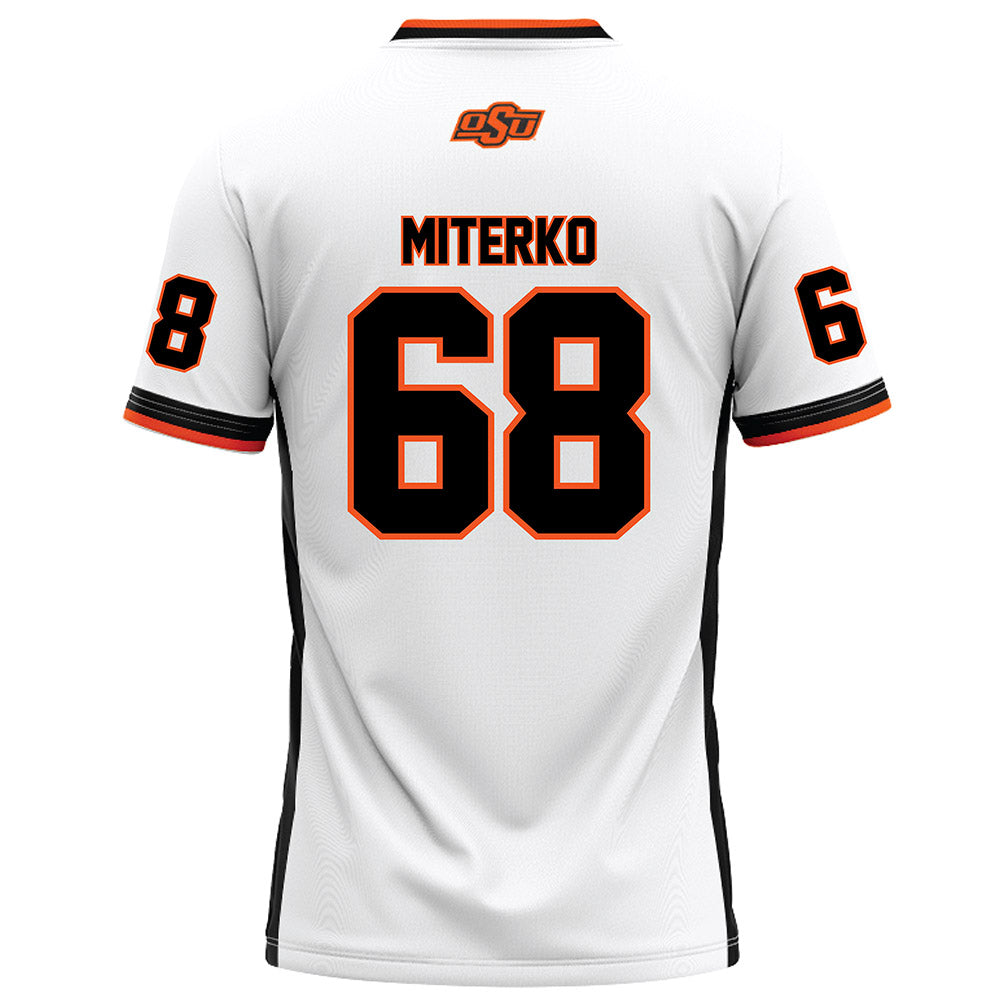 Oklahoma State - NCAA Football : Taylor Miterko - White Football Jersey