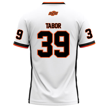 Oklahoma State - NCAA Football : Drake Tabor - White Football Jersey